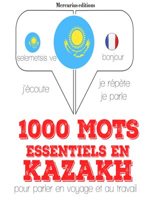 cover image of 1000 mots essentiels en kazakh